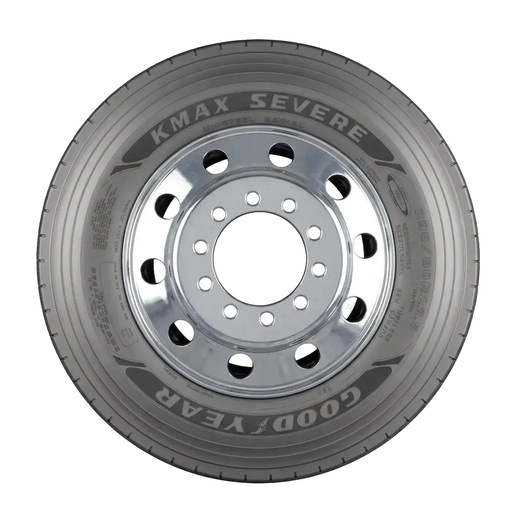 LLANTA GOODYEAR 295/80R22.5 KMAX SEVERE 16PR CO vista 2