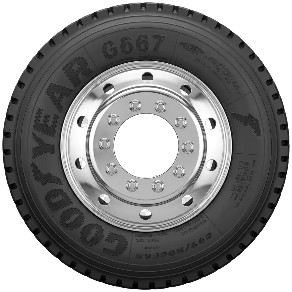LLANTA GOODYEAR 315/80R22.5 G667 20PR BRASIL vista 2
